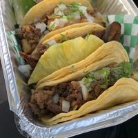 Sinful 3 taco platterr  at Taqueria Vegana  in Toronto