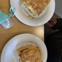 Sausage and bacon cheese biscuits   at The Wafflery in Charlotte