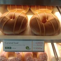 Caramel iced  at Krispy Kreme - Blanchardstown in Dublin