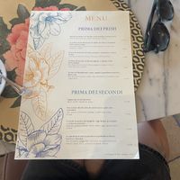 Menu 1  at Dulcisinfundo in San Gimignano