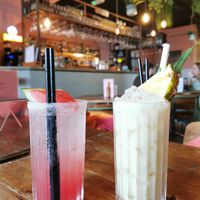 Our tasty mocktails Melonade and Coco Chido at Crudo  in Worthing
