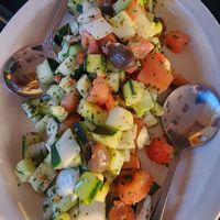 Shepherd's Salad, sooo good! at Zeytin in Irving