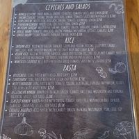 Menu 2022 at Shambala in Barichara