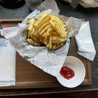 Fries (they’re fries)  at Cafe Komon in Hakone