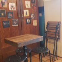 Seats inside at Eklektika 40 in Belgrade