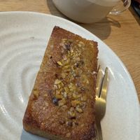 Fondant pur pistache et cappuccino   at LAZULI in Forcalquier