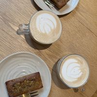 Fondant pur pistache et cappuccino   at LAZULI in Forcalquier