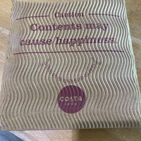 Vegan ham & cheese toastie  at LHR - Costa Coffee - Terminal 4 in South West London