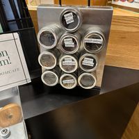 tea selection at Heirloom Cafe in Columbus