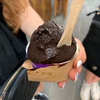 Tarrina de cioccolato fondente y banana 3,5€ at Antica Gelateria Fiorentina in Florence