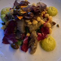 Phenomenal Salad - so tasty and healthy ! at La Cena di Pitagora in Ponte Nizza