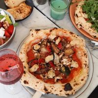 Pizza "Vegasm" at Ciao Napoli in Munich