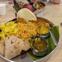 Lunch set at Pure Saiva in Kuala Lumpur