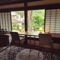 אזור עבודה בקומה שניה at Traditional Japanese House NAKAMURA - 古民家なかむら  in Fujikawaguchiko