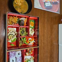 lunch with miso soup! at Traditional Japanese House NAKAMURA - 古民家なかむら  in Fujikawaguchiko