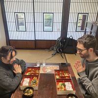 Bento box meal  at Traditional Japanese House NAKAMURA - 古民家なかむら  in Fujikawaguchiko