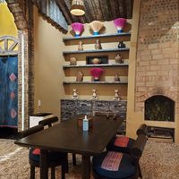 Inside seating area at SU - Sapa Vegetarian Restaurant in Sapa