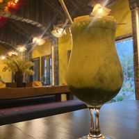 Mango matcha smoothie   at SU - Sapa Vegetarian Restaurant in Sapa