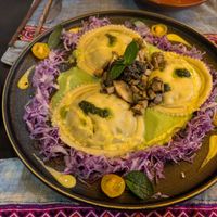 Ravioli at SU - Sapa Vegetarian Restaurant in Sapa