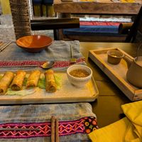 Spring rolls at SU - Sapa Vegetarian Restaurant in Sapa