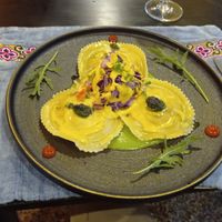 Mountain ravioli - main course. at SU - Sapa Vegetarian Restaurant in Sapa