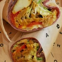 Kebab roll at Flower Burger in Pescara