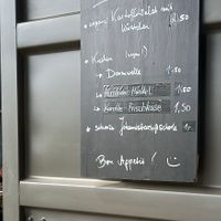 menu of the day at Nirgendwo in Berlin