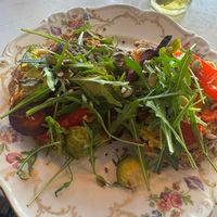 Boterhammen met curry humus.   at Brood & Zoets in Amersfoort