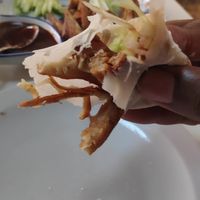 Crispy duck pancakes at Cafe Soya in Birmingham