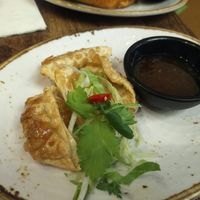 Vegan dumplings at Cafe Soya in Birmingham