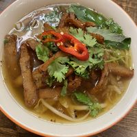 Veggie Lemongrass Chicken Ramen  at Cafe Soya in Birmingham