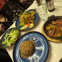 Vegan dishes at Cafe Soya at Cafe Soya in Birmingham