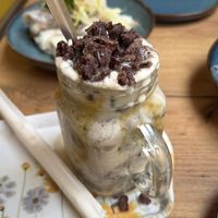 Soya and Red Bean Shake  at Cafe Soya in Birmingham