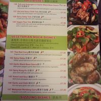 Menu at Cafe Soya in Birmingham