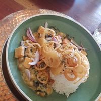 Chickpea & mushroom curry at Lula Café in Tagaytay