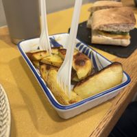 Potatoes  at Malerba in Bologna