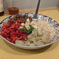 Buddha Bowl 10 € at Malerba in Bologna