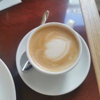 Oat cappucino at Moriz - Zuckerbäckerei & Manufaktur in Vienna