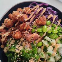 vegan bowl at G-Sushi in Kuressaare