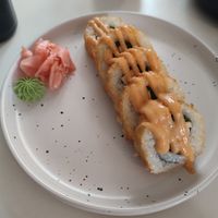 tempura roll at G-Sushi in Kuressaare
