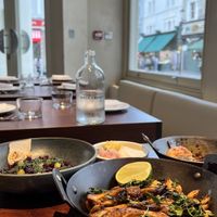 Beetroot oyster mushroom bread   at Holy Carrot in West London