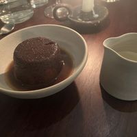 Sticky toffee puddingg  at Holy Carrot in West London