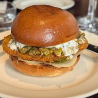 Schnitzel sandwich at Holy Carrot in West London