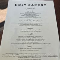  at Holy Carrot in West London