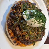 Koji pizetta with crispy tofu, mushroom and pickles. Again this was delicious and packed full of flavour. The bread was amazing!  at Holy Carrot in West London
