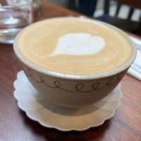 Oat latte  at Holy Carrot in West London