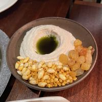 White bean dip  at Holy Carrot in West London