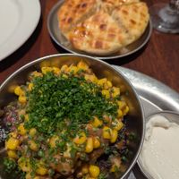 Squash/corn at Holy Carrot in West London