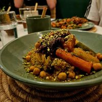 7 vegetable vegan couscous at L'mida - مطعم الميدة in Marrakech