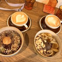 berry and pear porridges  at Morridge in Birmingham